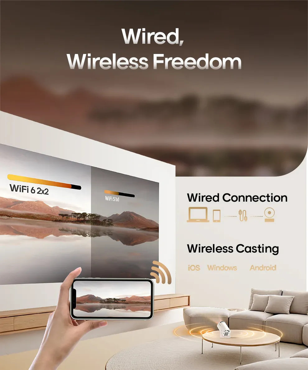 Brinelo 4K Projector™